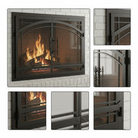 Madrid - Masonry & Prefab Fireplace Glass Doors | Custom