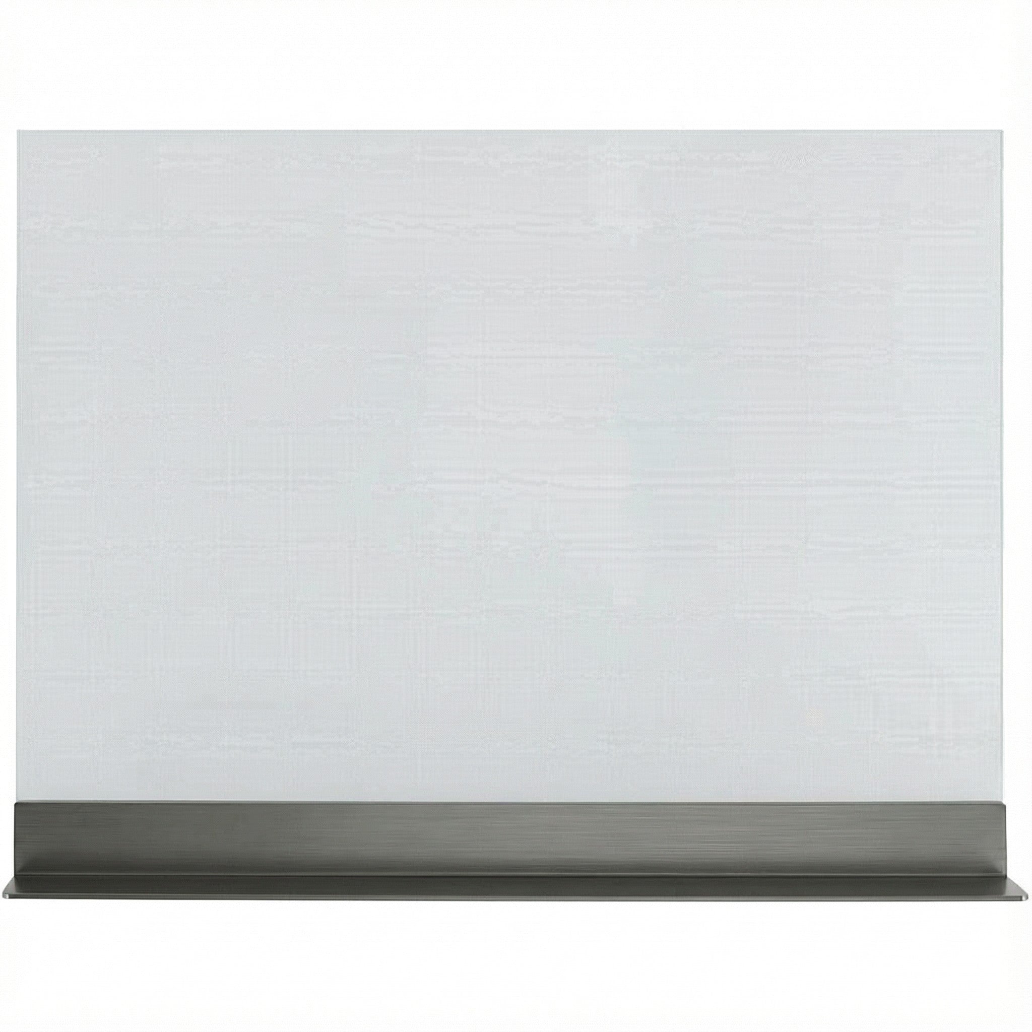 Custom Elite with Base Fireplace Screens – Brushed Grey Finish / Size 1: 32" W x 32" H • Size 2: 37" W x 35" H