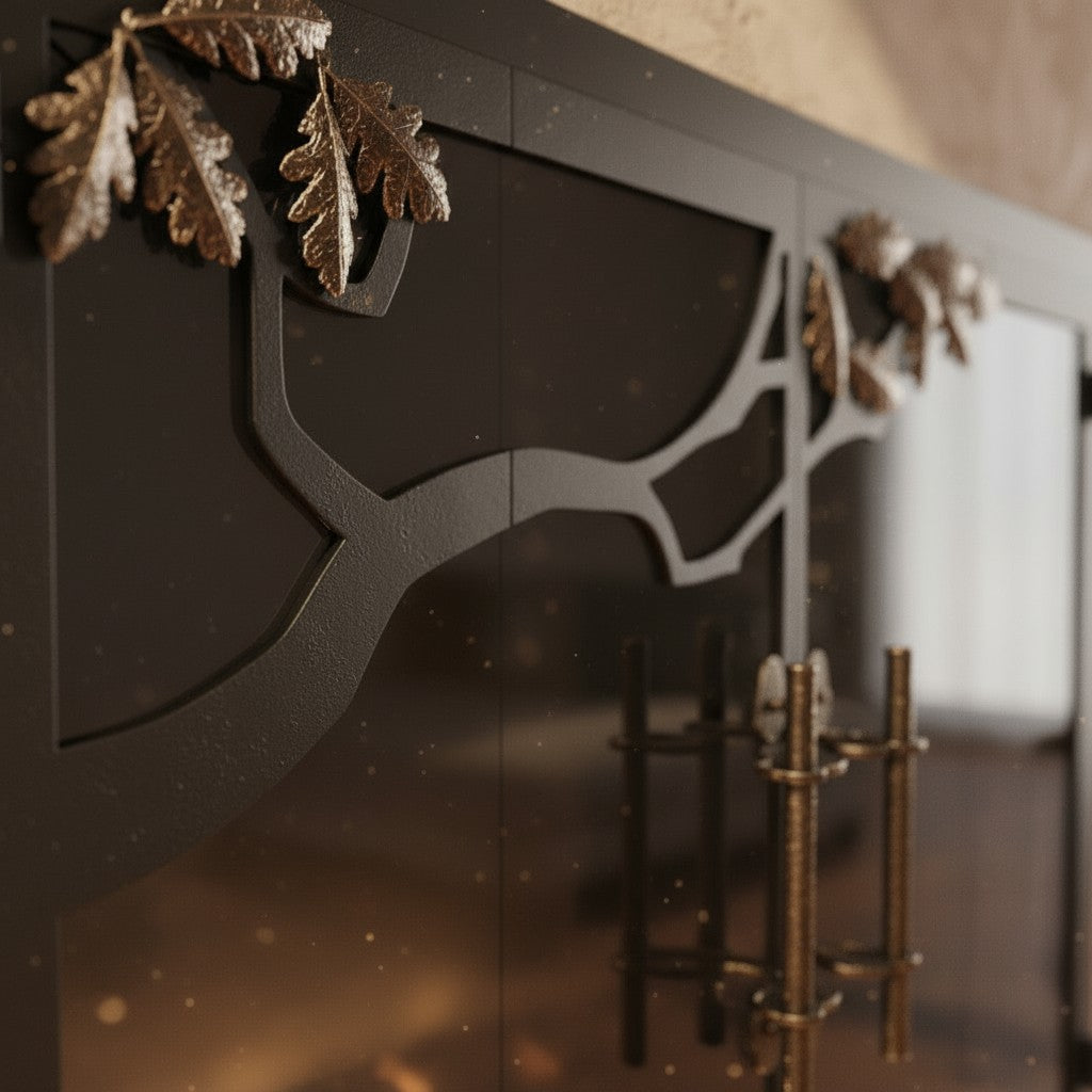 Oak Tree - Masonry & Prefab Fireplace Glass Doors