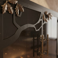 Oak Tree - Masonry & Prefab Fireplace Glass Doors | Custom