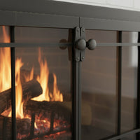 Craftsman - Masonry & Prefab Fireplace Glass Doors | Custom
