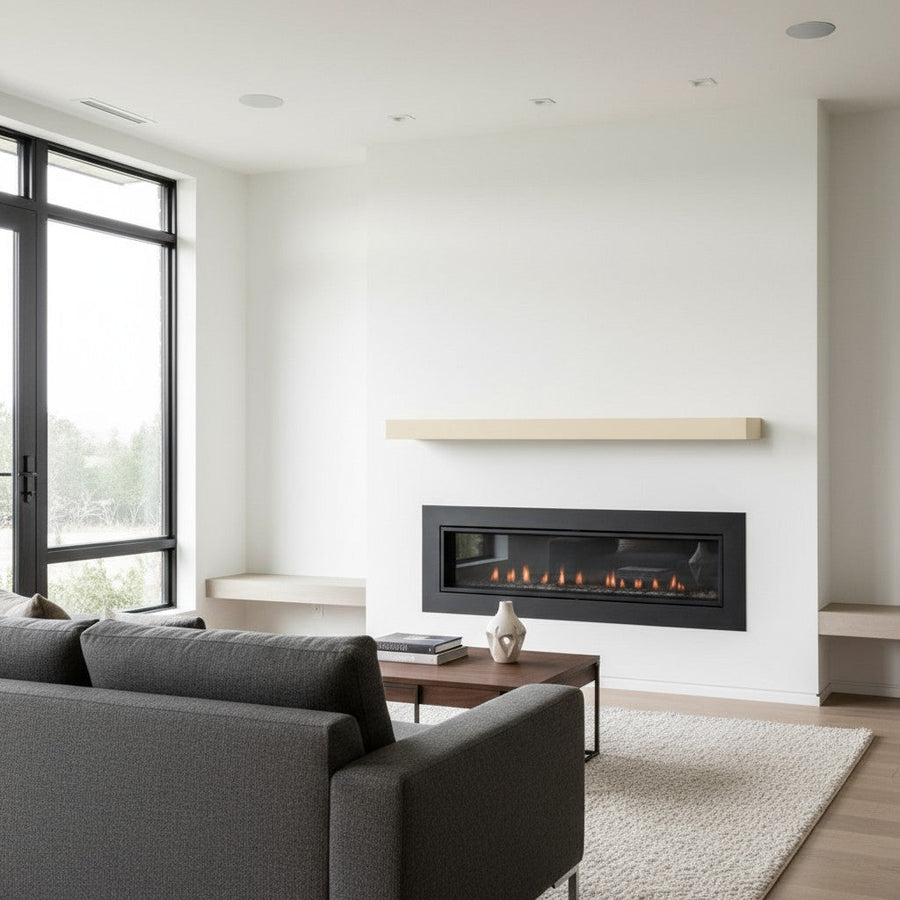 Horizon Concrete Mantel Non-Combustible Mantel Shelf