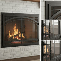 Madrid - Masonry & Prefab Fireplace Glass Doors | Custom