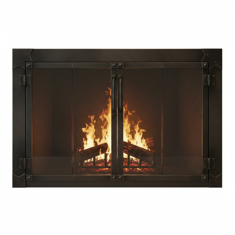Milwaukee Forged Iron - Masonry & Prefab Fireplace Glass Doors | Custom