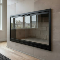 Rainbow Fireplace Glass Doors | Custom Prefab Fit