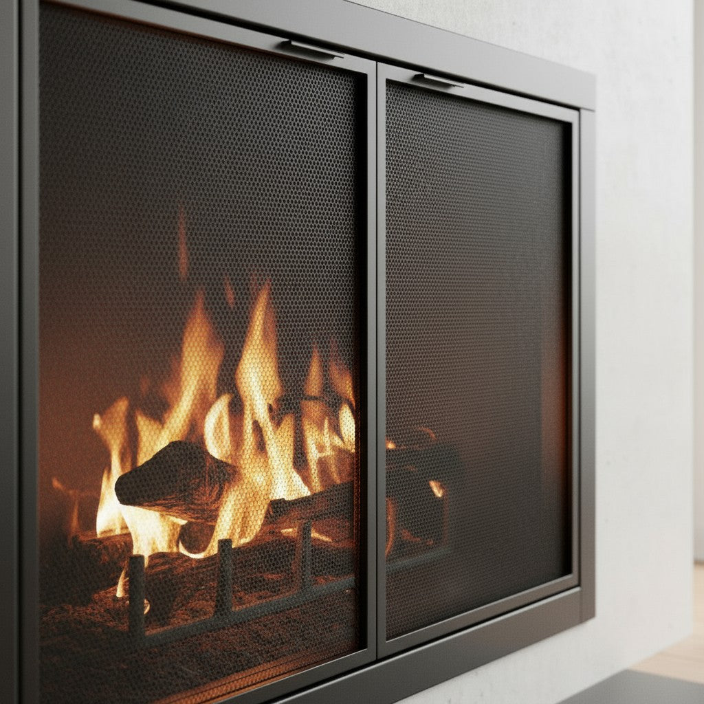 Mesh Masonry & Prefab Fireplace Doors