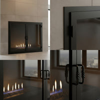 Legend Custom Masonry & Prefab Fireplace Glass Doors