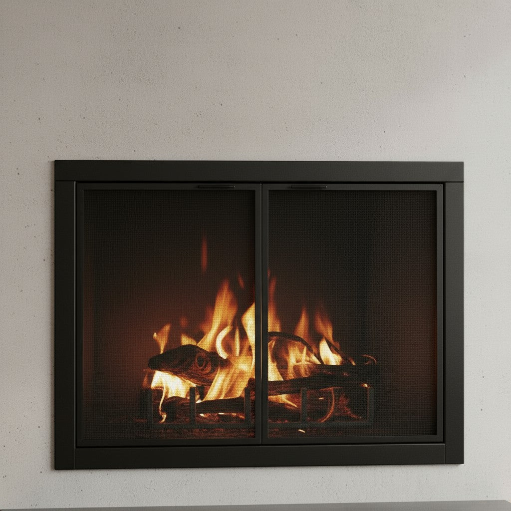 Mesh Masonry & Prefab Fireplace Doors