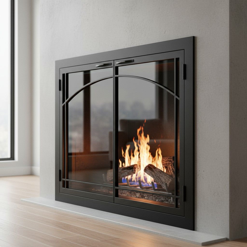 Carolina Sunrise - Masonry & Prefab Fireplace Glass Doors