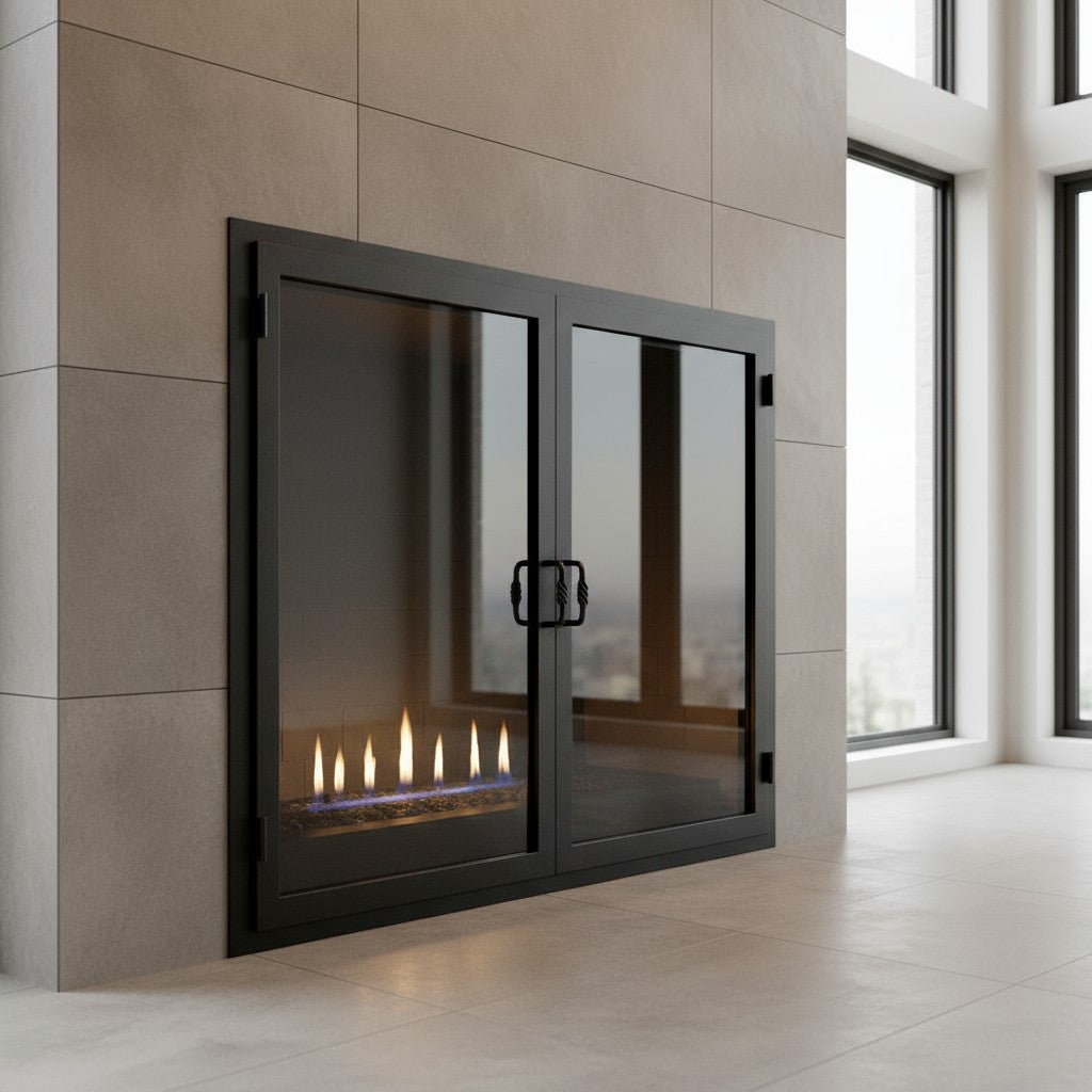Legend Custom Masonry & Prefab Fireplace Glass Doors