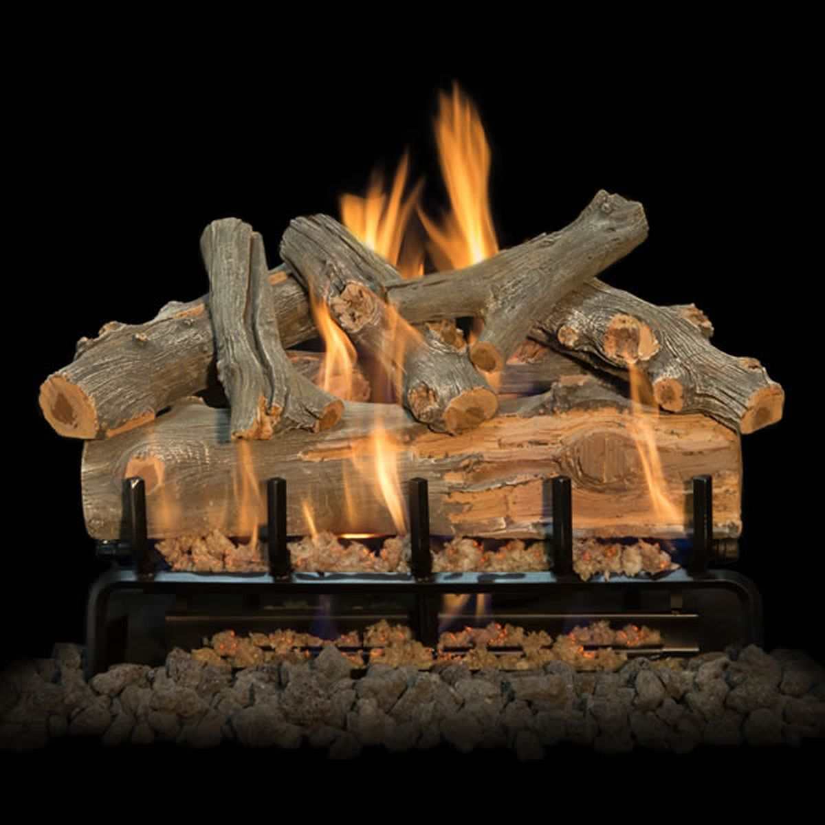 Grand Canyon Arizona Juniper See-Through Vented Gas Log Set - ExceptionalFire