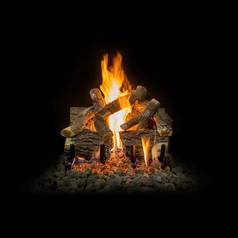 Grand Canyon AZ Weathered Oak Charred Outdoor Gas Log Set