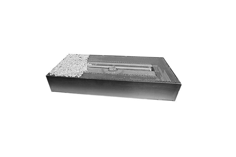 Grand Canyon Bedrock Traditional 60" Vented Linear Drop-In Gas Burner with GlowFire Logs