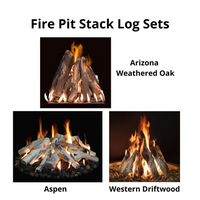 Grand Canyon 30" Round Flat Stack Outdoor Fire Pit Burner Kit - Electronic Ignition (WBECS), Propane