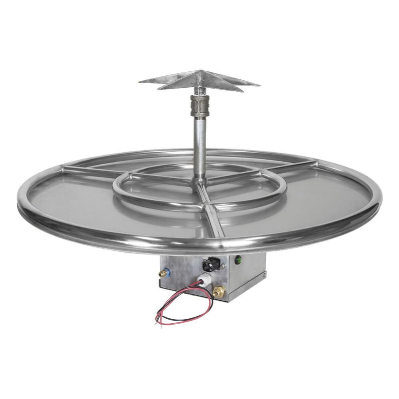 Grand Canyon 48" Round Tall Stack Fire Pit Burner Kit with WBECS Electronic Ignition