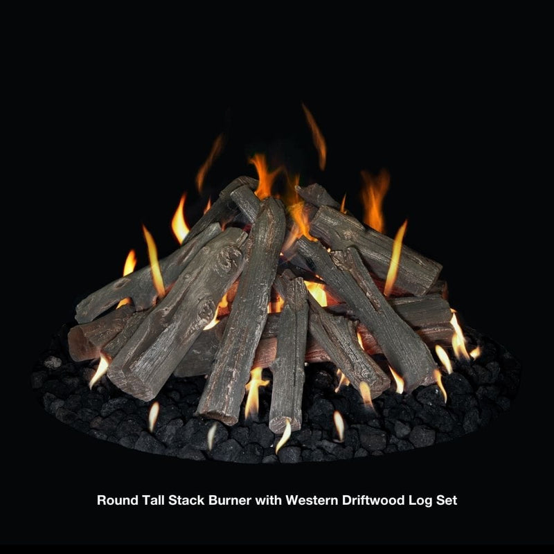 Grand Canyon 48" Round Tall Stack Fire Pit Burner Kit with WBECS Electronic Ignition