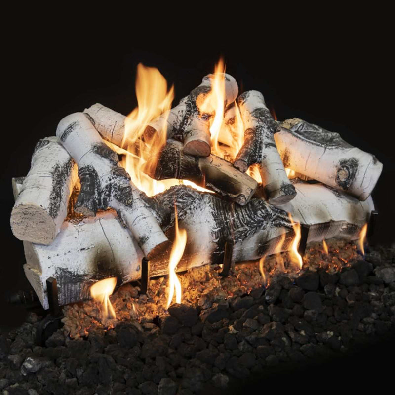 Grand Canyon Quaking Aspen See-Through Outdoor Gas Log Set - ExceptionalFire