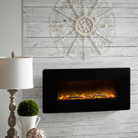 Winslow Linear 36" Electric Fireplace -  Glass pebbles - Model SWM3520