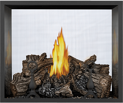 Napoleon High Definition see-through gas fireplace — official product photo