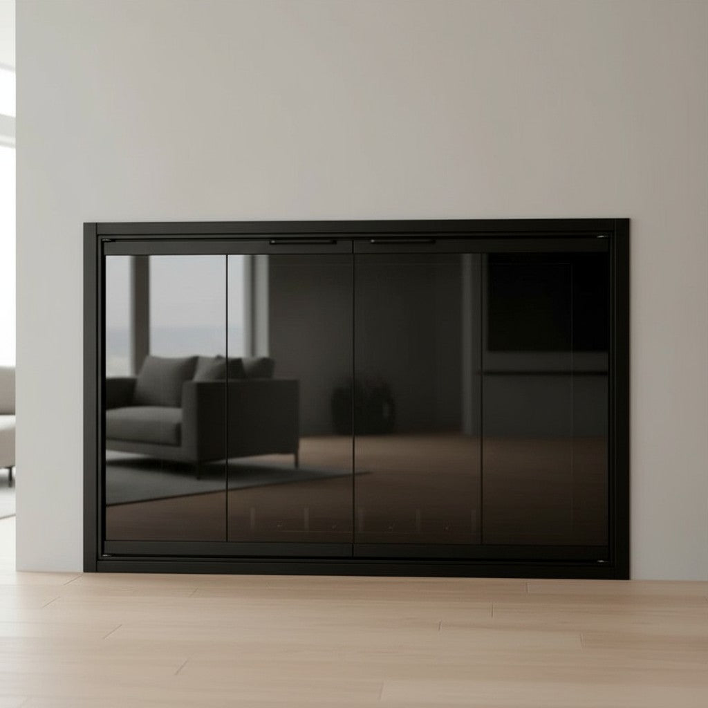 Cabot - Steel Masonry Fireplace Glass Doors