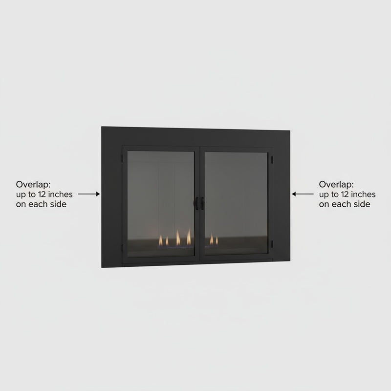 Legend Custom Masonry & Prefab Fireplace Glass Doors