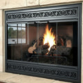 Brookfield Deluxe – Magnetic Prefab Fireplace Glass Doors with Overlay Vent Cover Design | Custom