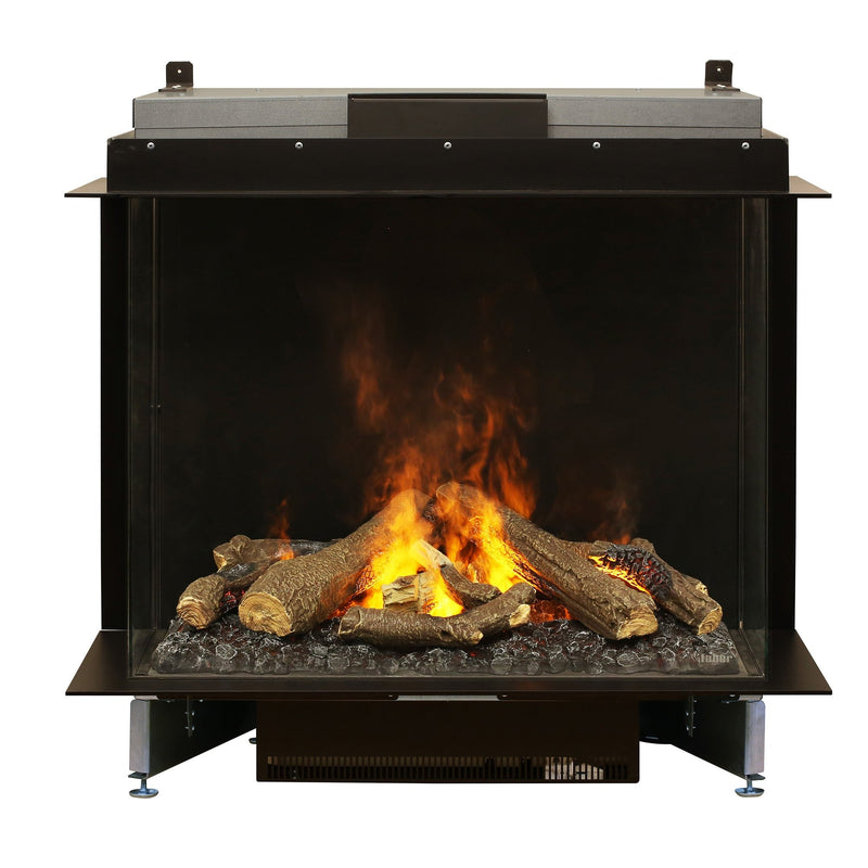 e-MatriX 32"x26" Electric Firebox – Three-Sided (Bay) Front Glass (FEF3226L3)