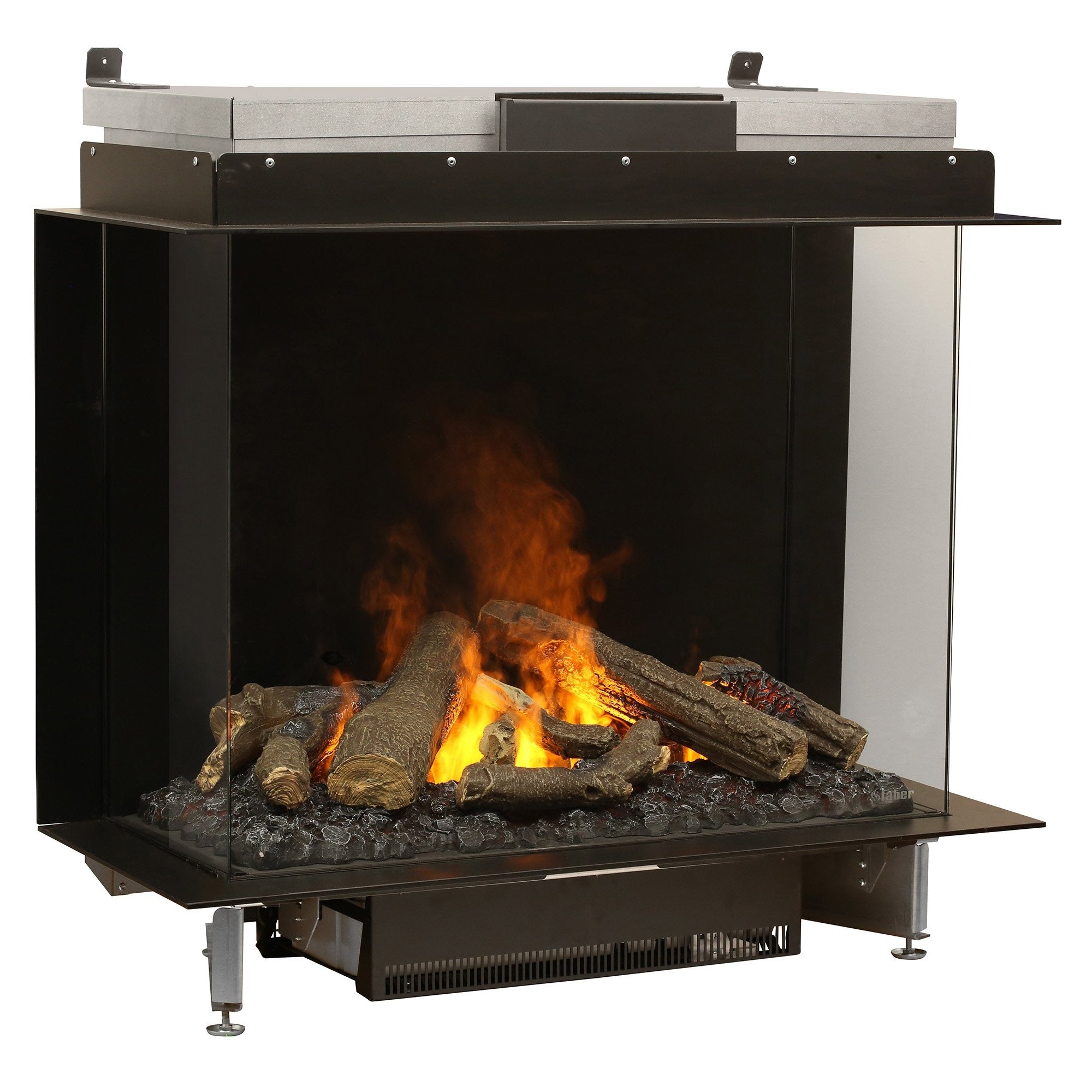 e-MatriX 32"x26" Electric Firebox – Three-Sided (Bay) Front Glass (FEF3226L3)
