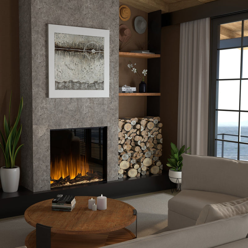 Ignite Aspire 42" Built-In Electric Fireplace – Dynamic Flame Effect (ASP42)