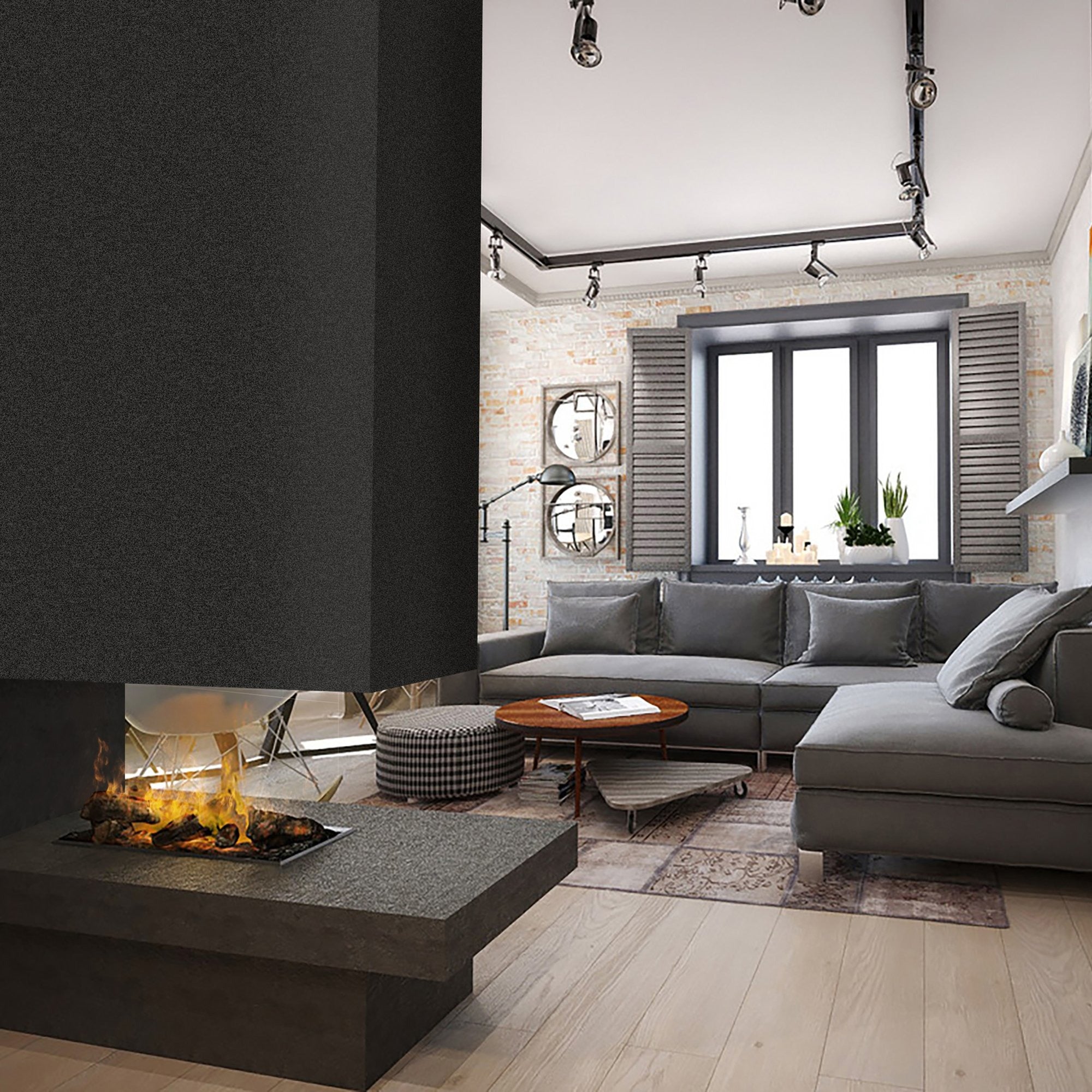 Optimyst Cassette Pro 500 Vapor Fireplace – 20" Built-In Water Vapor Electric Fireplace (CDFI500-RGB)