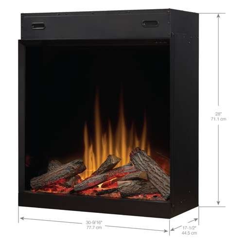 Ignite Aspire 30" Built-In Electric Fireplace – Dynamic Flame Effect (ASP30)