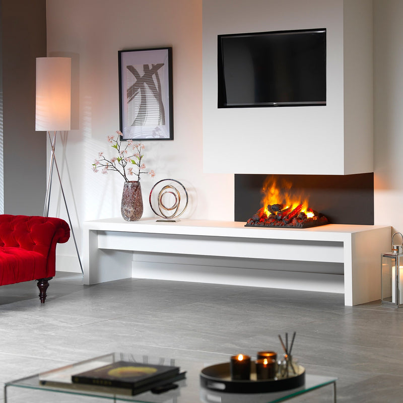 Optimyst Cassette Pro 500 Vapor Fireplace – 20" Built-In Water Vapor Electric Fireplace (CDFI500-RGB)