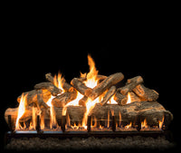 Grand Canyon Jumbo 48" Arizona Weathered Oak Vented Gas Log Set - 15 Piece