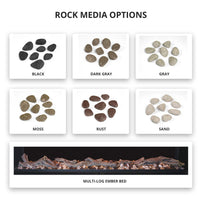 Landscape Pro Multi 44-Inch Three-Sided Electric Fireplace - Model LPM-4416 - ExceptionalFire