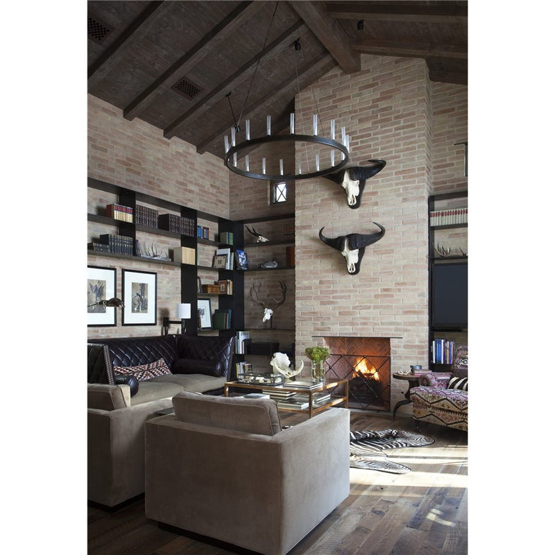 Isokern Magnum Modular Firebox — 42″ or 48″ — manufacturer product photograph; installation finishes and separately sold components may be shown
