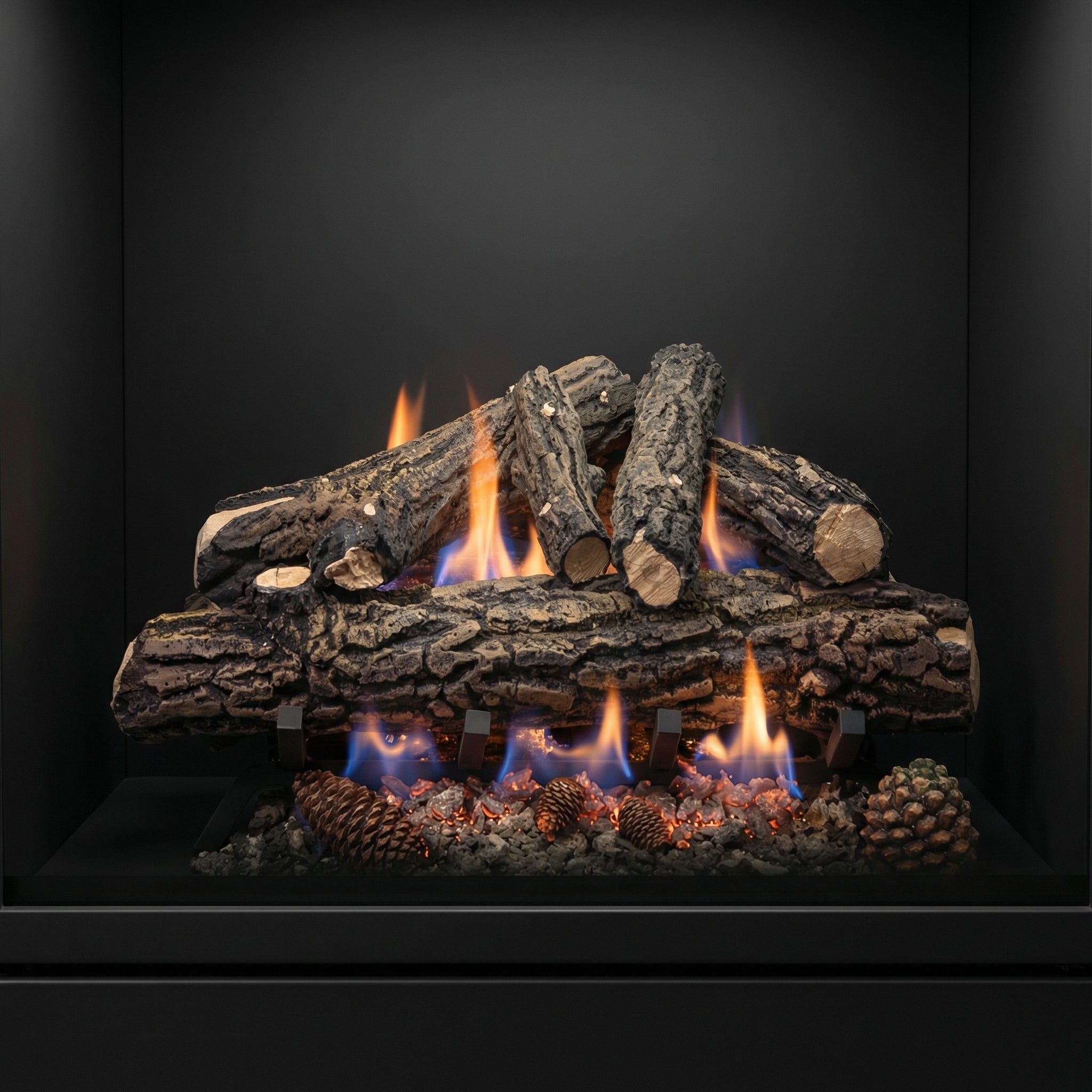24" Country Oak Deluxe Gas Log Set | Formation Creation