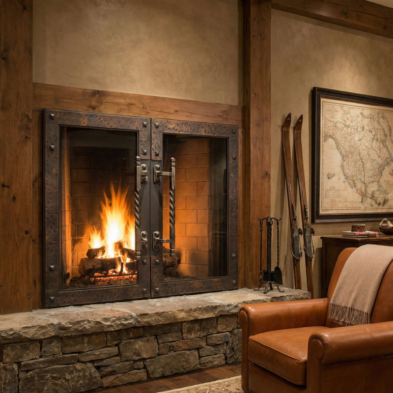 Timeless Flames - Masonry and Prefab Fireplace Doors | Custom