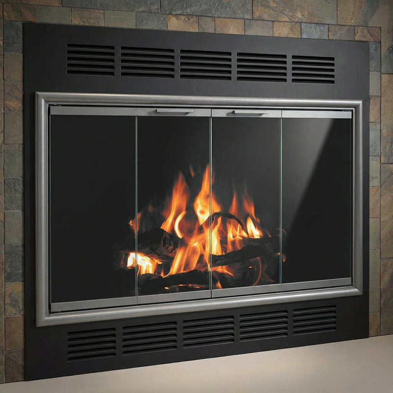 Monterey Standard Glass Doors | Prefab Fireplaces by Stoll | Custom