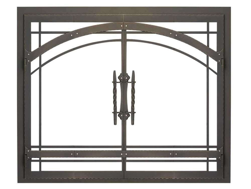 Madrid - Masonry & Prefab Fireplace Glass Doors - ExceptionalFire