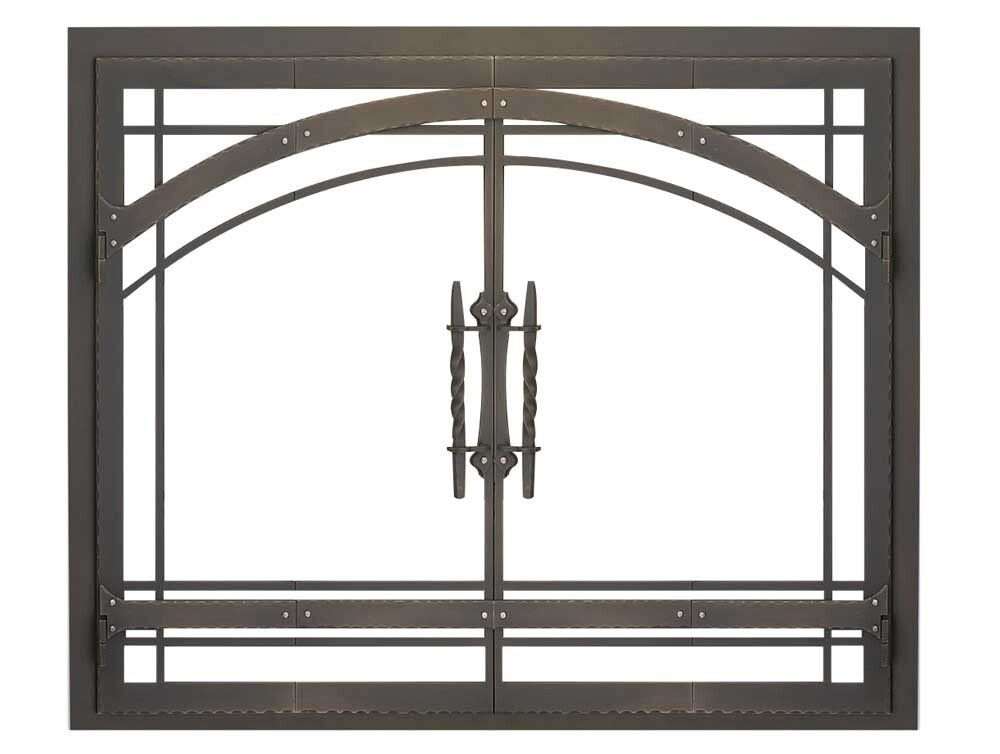 Madrid - Masonry & Prefab Fireplace Glass Doors - ExceptionalFire