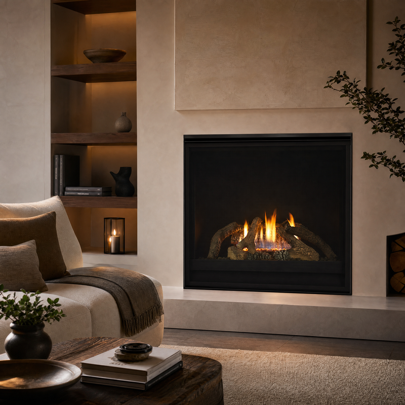 Majestic 36" Direct Vent Gas Fireplace with IntelliFire - Model DV4236 — lifestyle