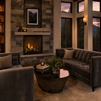 Majestic Marquis II 42" Direct Vent Gas Fireplace — lifestyle