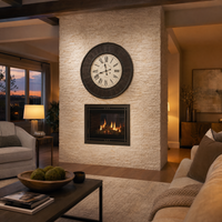 Majestic Pearl II See-Through Direct Vent Gas Fireplace - Model PEARL II ST — lifestyle