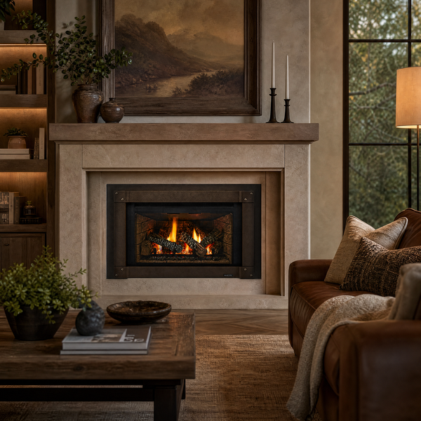 Majestic Trilliant 35" Direct Vent Gas Fireplace Insert — lifestyle