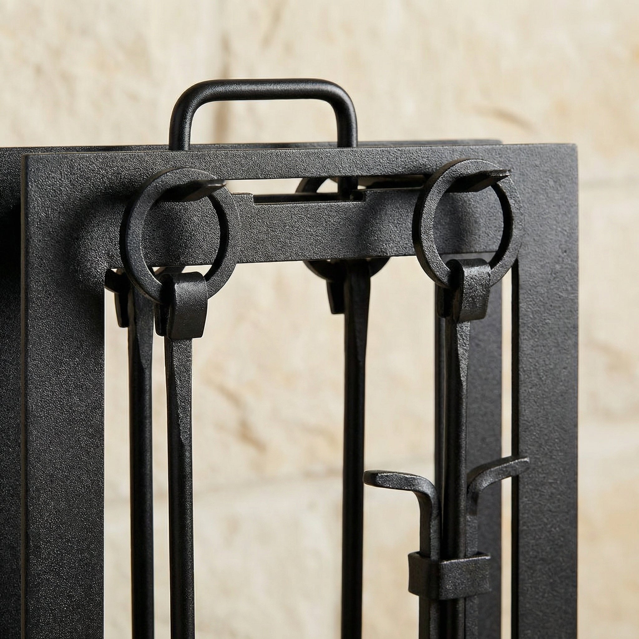 Fireplace Tool Set by Design Specialties Carolina – 3/16” Laser-Cut Steel, 21 Finish Colors