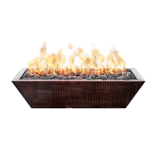 Maya Linear Copper Fire Bowl - ExceptionalFire