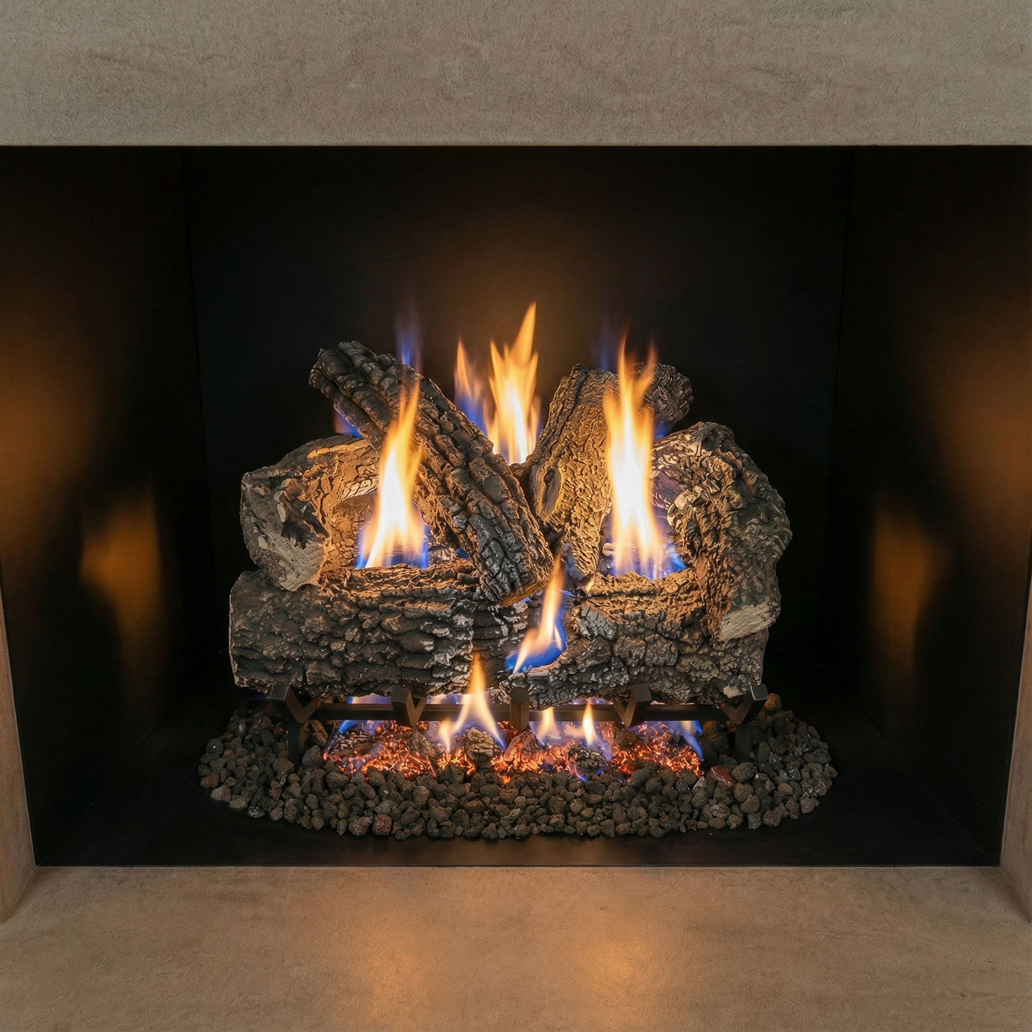Design Specialties Arlington Ash 18-Inch Vented Gas Log Set, 45,000 BTU