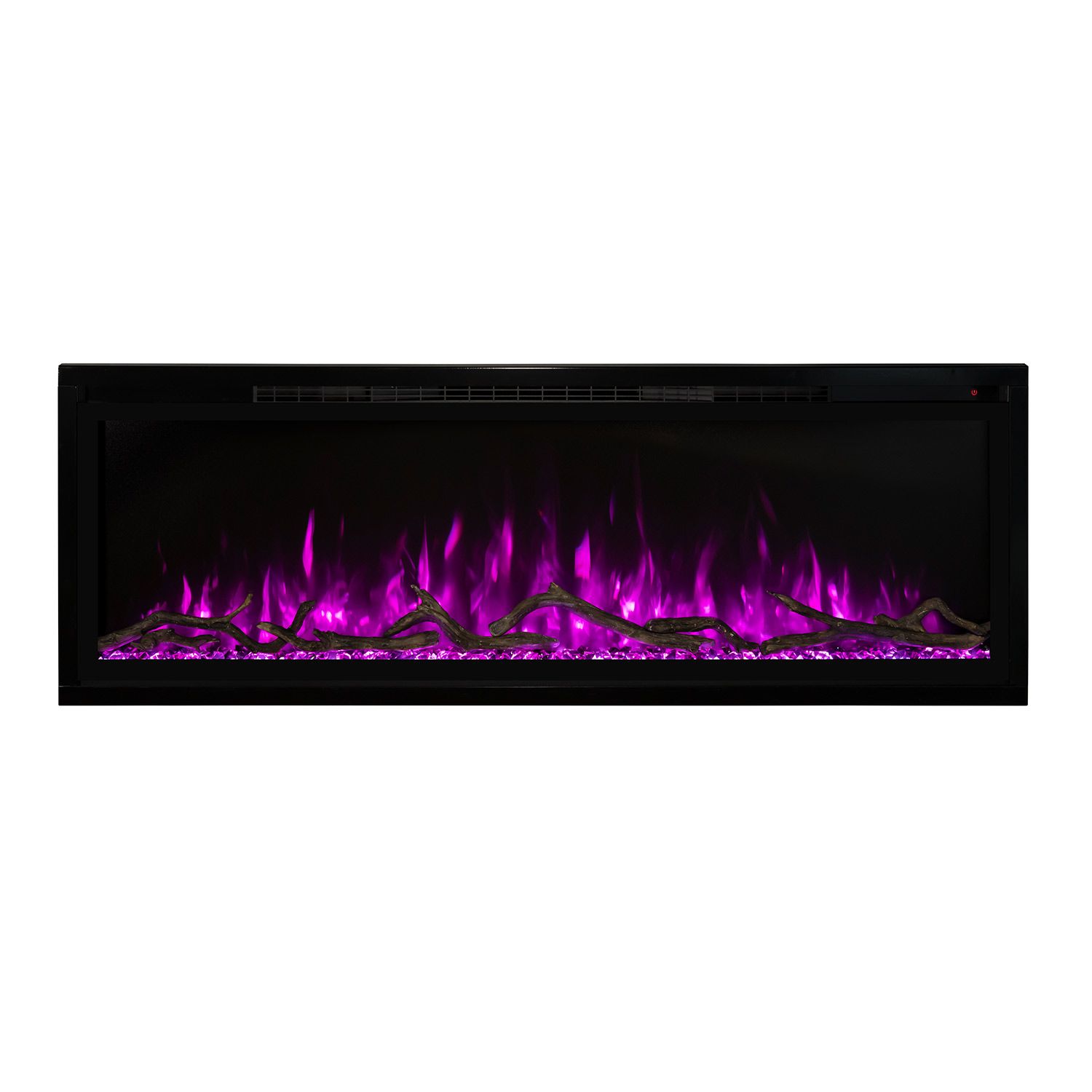 Modern Flames 60" Spectrum Slimline Wall Mount/Built-In Electric Fireplace - SPS-60B - ExceptionalFire