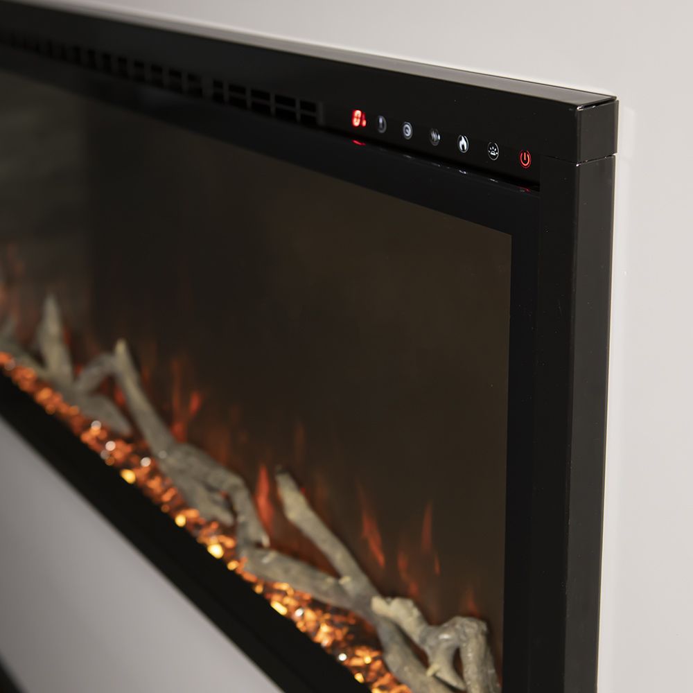 Modern Flames 60" Spectrum Slimline Wall Mount/Built-In Electric Fireplace - SPS-60B - ExceptionalFire