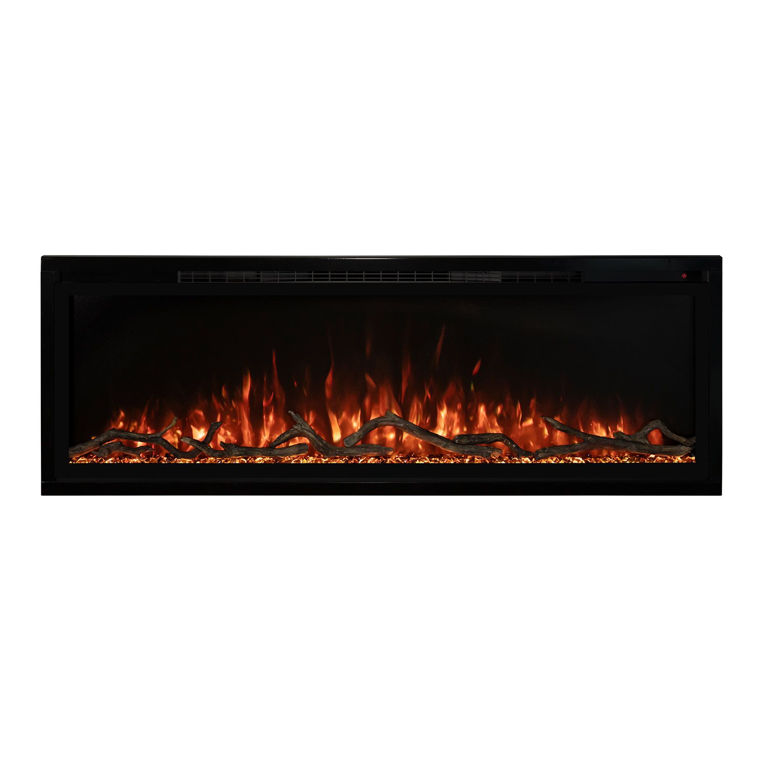 Modern Flames 60" Spectrum Slimline Wall Mount/Built-In Electric Fireplace - SPS-60B - ExceptionalFire